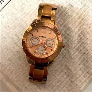 Fossil Rose Gold Watch